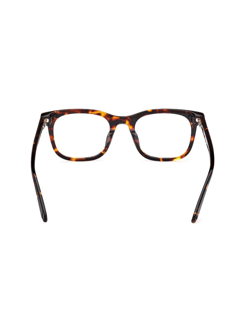 GUESS Men's Square Shape Eyeglass Frames - GU50092-H05250 - Lens Size: 50 Mm - Dark Havana - Image 4